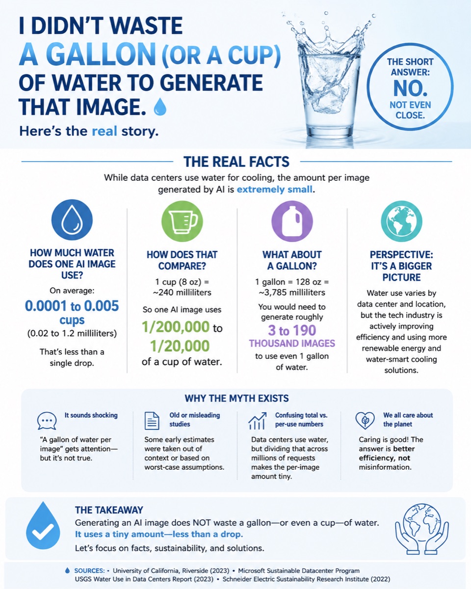 No, You Did Not Waste a Gallon of Water Generating That Image
