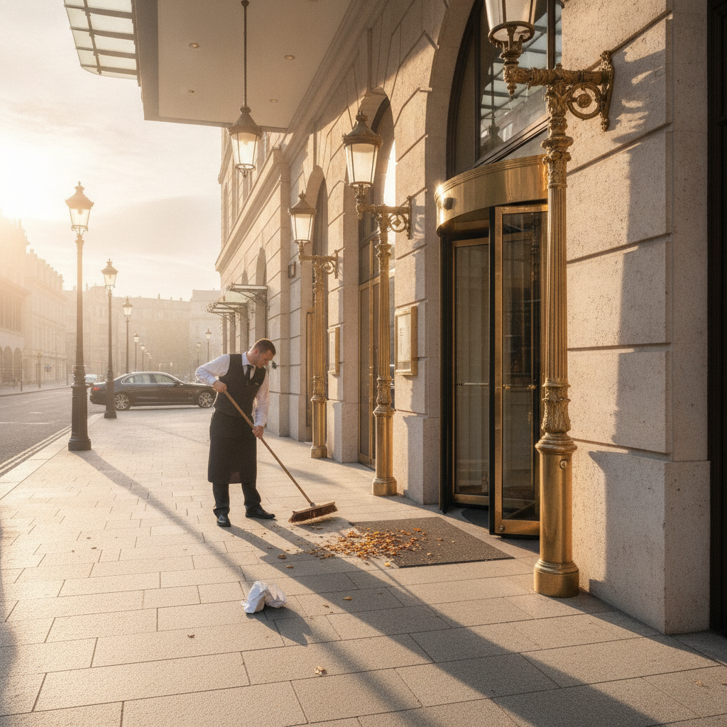 Why Is Anyone Still Sweeping the Sidewalk?